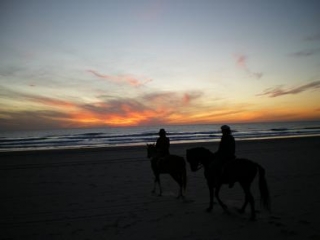 Atardecer a caballo